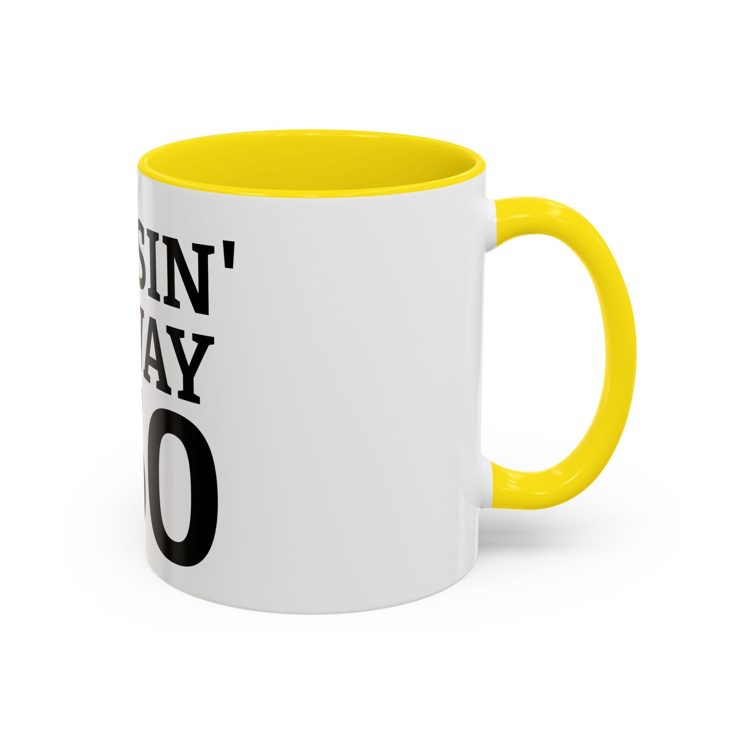 Cruisin' My Way Into 60 Coffee Mug — 11/15oz Accent Birthday Gift