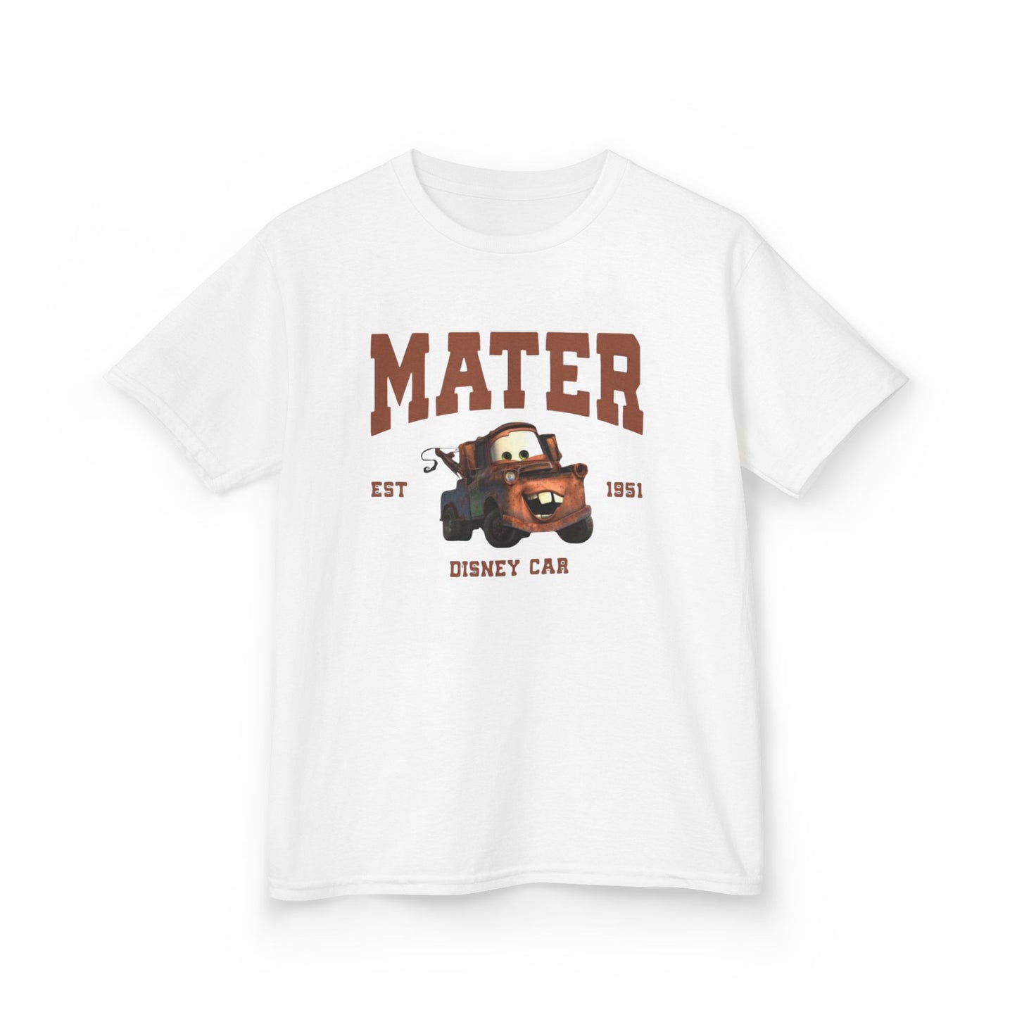Kids Tee — "Mater" Disney Cars Graphic T-Shirt