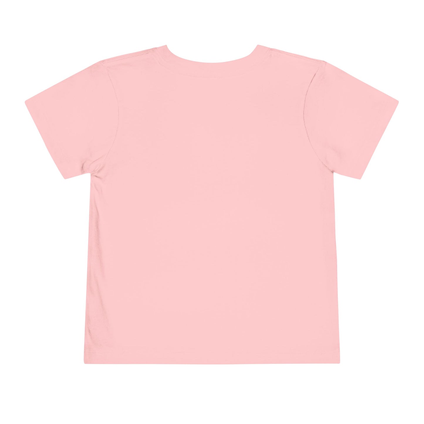 Personalized Toddler Tee — Pink Heart Bow Name "Rhylinn"