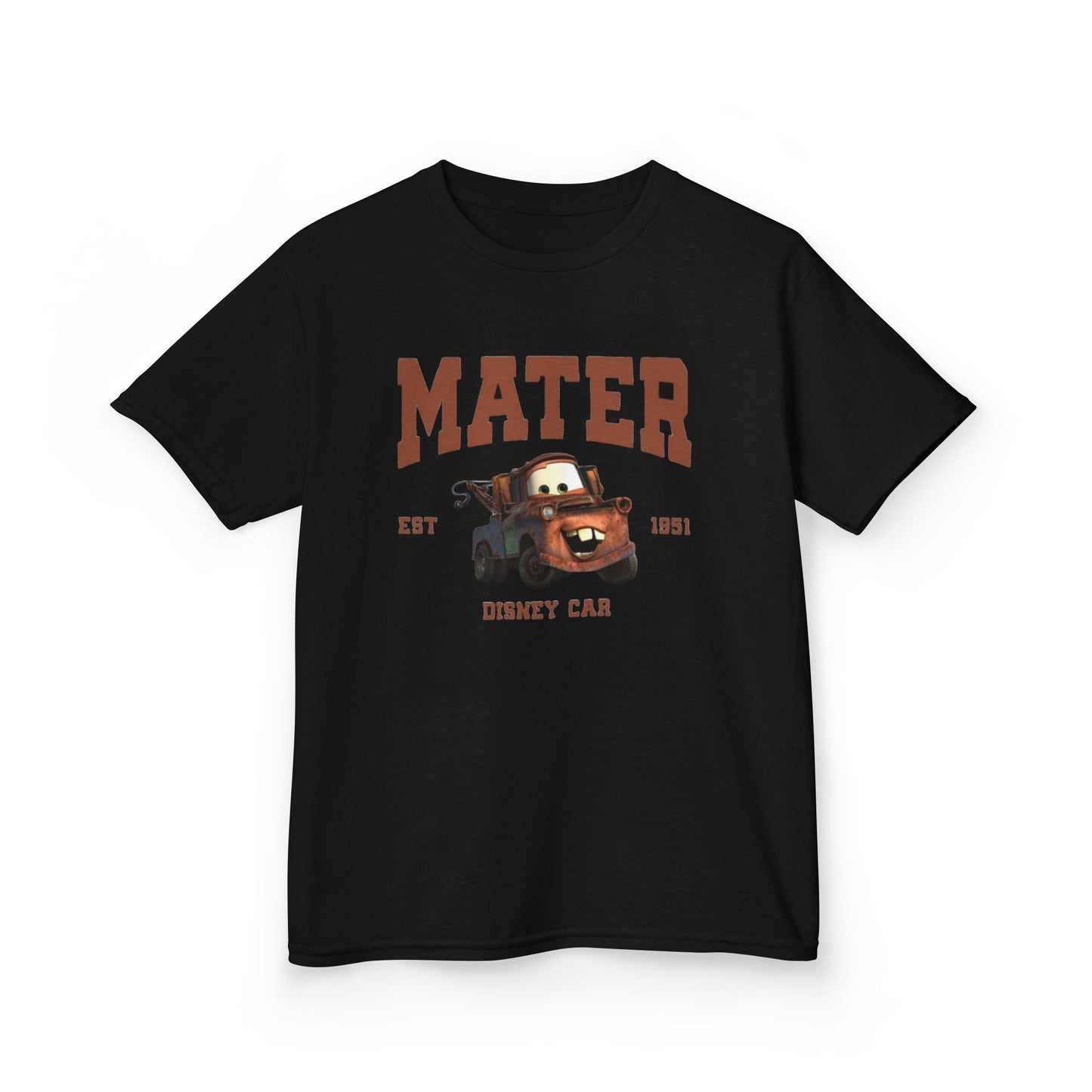 Kids Tee — "Mater" Disney Cars Graphic T-Shirt